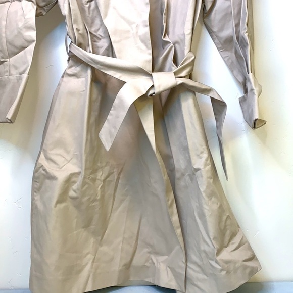 MAJE HOODED TRENCH COAT WITH BELT - camel 40 | US 8 NWT - Picture 7 of 16